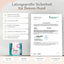 Laborgeprüftes FloraVITAL Pulver von FAVLY Petfood für Darmgesundheit, mit Checkliste und deutschem Text.