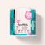 Ein Behälter mit FAVLY Petfood FloraVITAL Pulver - Sonderangebot mit deutschem Text und rosa, blaugrünem und weißem Etikett.