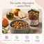 Eine Schale und eine Dose FAVLY Petfood Pferd mit Zucchini, Süßkartoffel & Birne stehen auf dem Tisch.