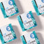 Mehrere FAVLY Petfood DENTAL Pulver - Zahnhygiene & frischer Atem Behälter sind auf einem hellen Hintergrund angeordnet.
