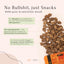 Ein Stapel Fit & Vital Bundle von FAVLY Petfood, das auf natürliche Inhaltsstoffe und Darmgesundheit für Hunde setzt.