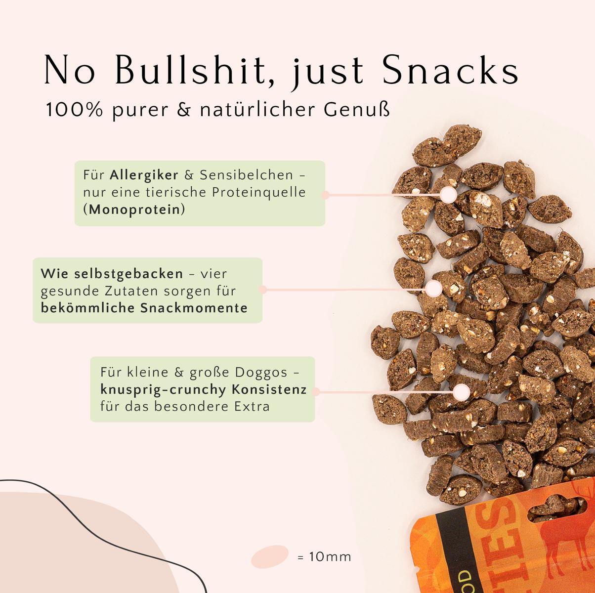 Ein Stapel Fit & Vital Bundle von FAVLY Petfood, das auf natürliche Inhaltsstoffe und Darmgesundheit für Hunde setzt.